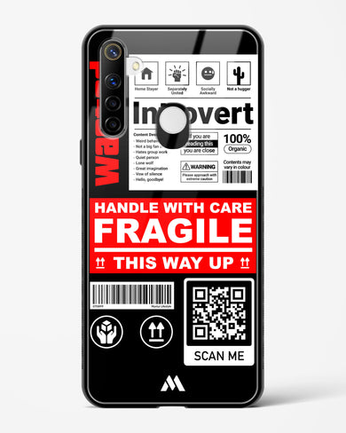 Fragile Glass Case Phone Cover (Realme)