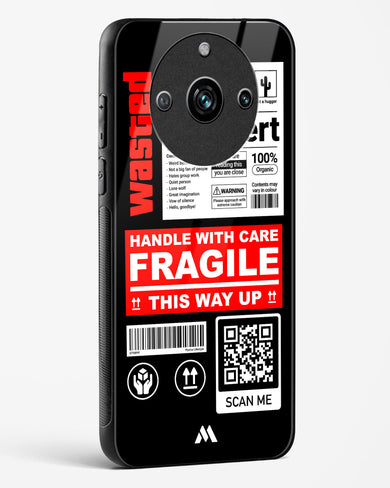 Fragile Glass Case Phone Cover (Realme)