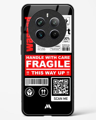 Fragile Glass Case Phone Cover (Realme)