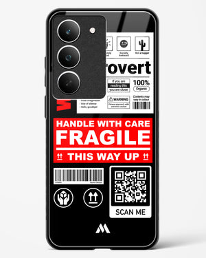 Fragile Glass Case Phone Cover (Realme)