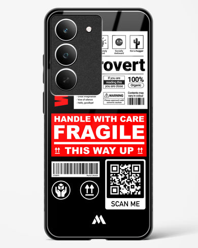 Fragile Glass Case Phone Cover (Realme)