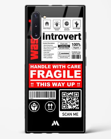 Fragile Glass Case Phone Cover (Samsung)