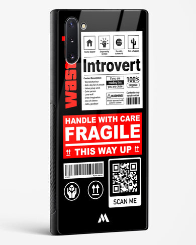 Fragile Glass Case Phone Cover (Samsung)