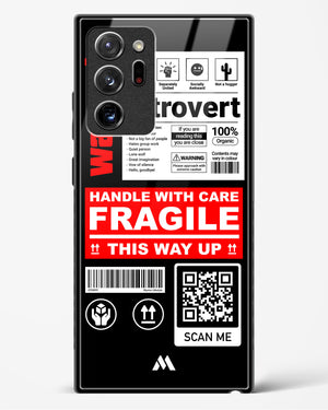 Fragile Glass Case Phone Cover (Samsung)