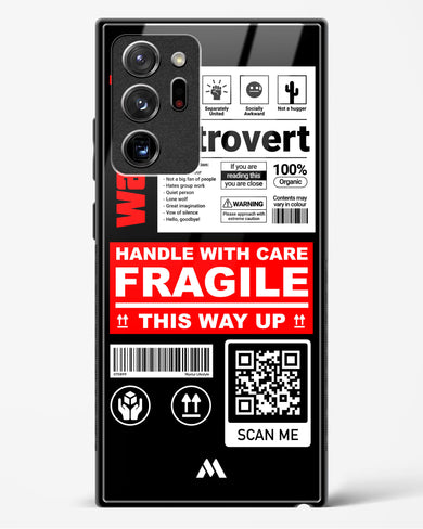 Fragile Glass Case Phone Cover (Samsung)