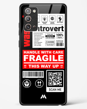 Fragile Glass Case Phone Cover (Samsung)