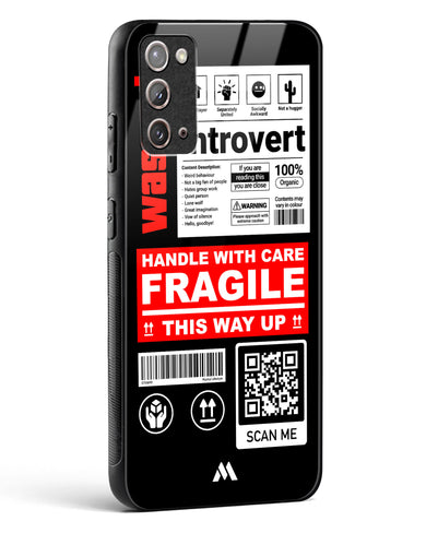 Fragile Glass Case Phone Cover (Samsung)