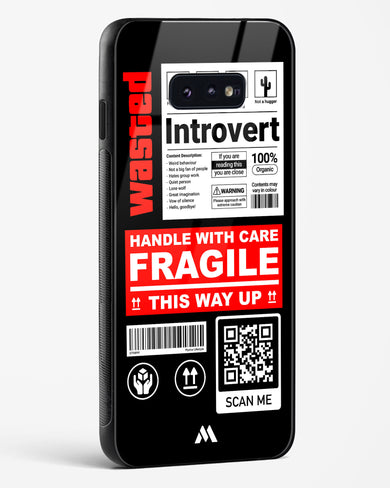 Fragile Glass Case Phone Cover (Samsung)