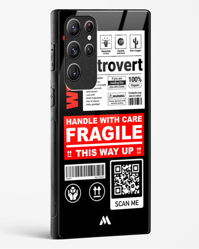 Fragile Glass Case Phone Cover (Samsung)