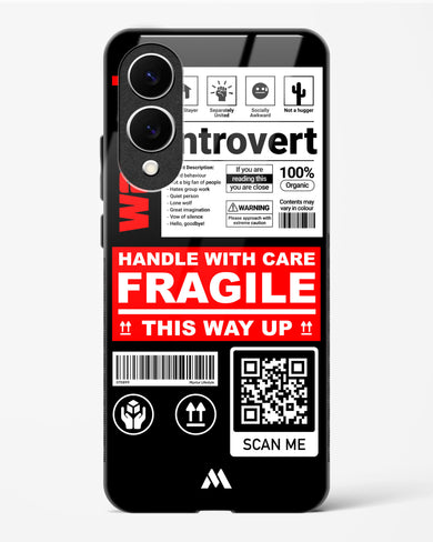 Fragile Glass Case Phone Cover (Samsung)