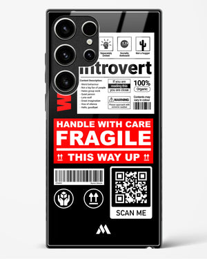 Fragile Glass Case Phone Cover (Samsung)