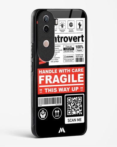 Fragile Glass Case Phone Cover (Vivo)