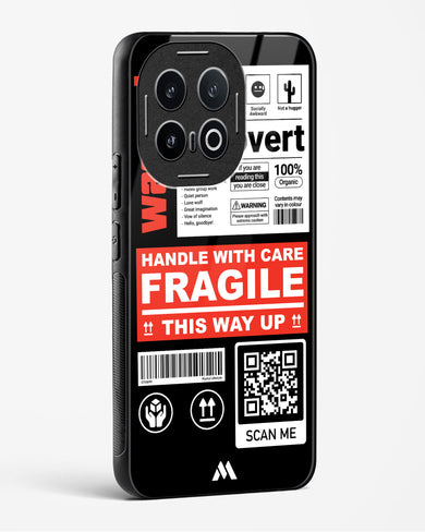 Fragile Glass Case Phone Cover (Vivo)