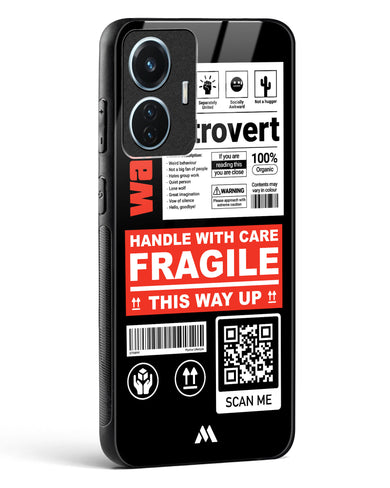 Fragile Glass Case Phone Cover (Vivo)