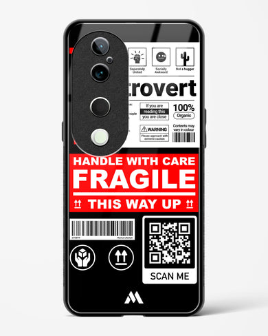 Fragile Glass Case Phone Cover (Vivo)