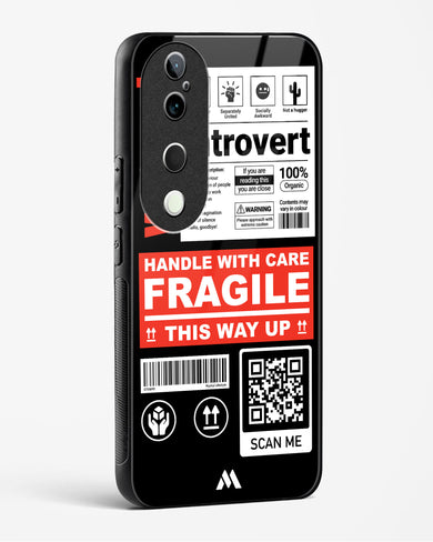 Fragile Glass Case Phone Cover (Vivo)