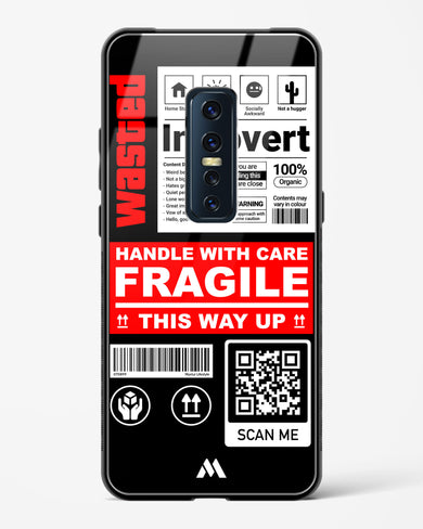 Fragile Glass Case Phone Cover (Vivo)