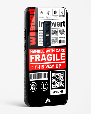 Fragile Glass Case Phone Cover (Vivo)