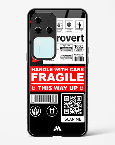 Fragile Glass Case Phone Cover (Vivo)