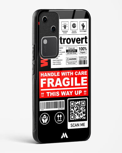 Fragile Glass Case Phone Cover (Vivo)