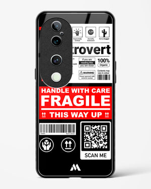 Fragile Glass Case Phone Cover (Vivo)