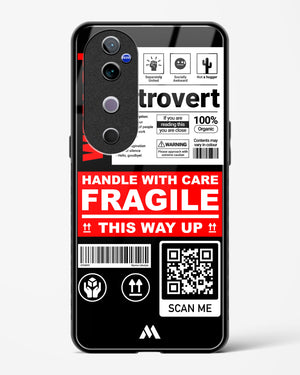 Fragile Glass Case Phone Cover (Vivo)