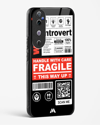 Fragile Glass Case Phone Cover (Vivo)