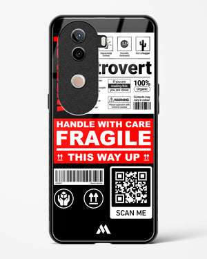 Fragile Glass Case Phone Cover (Vivo)