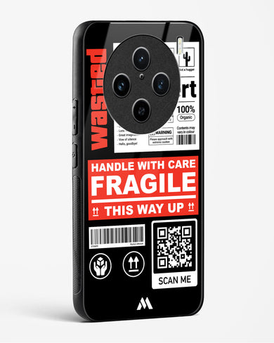 Fragile Glass Case Phone Cover (Vivo)