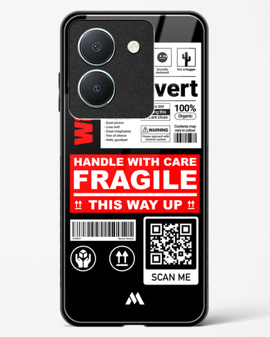 Fragile Glass Case Phone Cover (Vivo)