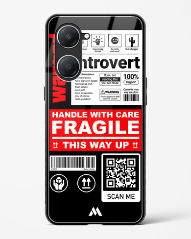 Fragile Glass Case Phone Cover (Vivo)