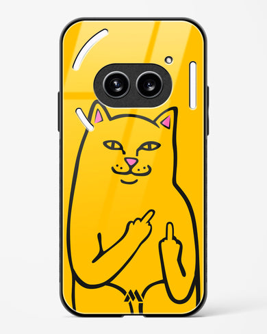 Go Away Glass Case Phone Cover (Nothing)