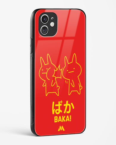 Baka Rabbit Slap Glass Case Phone Cover (Apple)