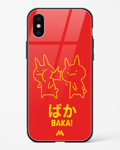 Baka Rabbit Slap Glass Case Phone Cover (Apple)