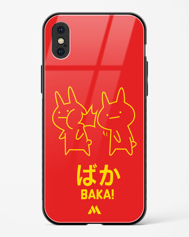 Baka Rabbit Slap Glass Case Phone Cover (Apple)