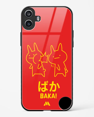 Baka Rabbit Slap Glass Case Phone Cover (Nothing)