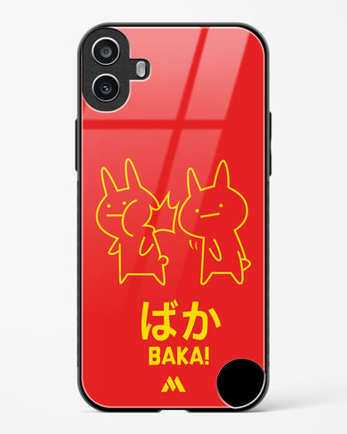 Baka Rabbit Slap Glass Case Phone Cover (Nothing)