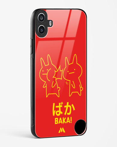 Baka Rabbit Slap Glass Case Phone Cover (Nothing)