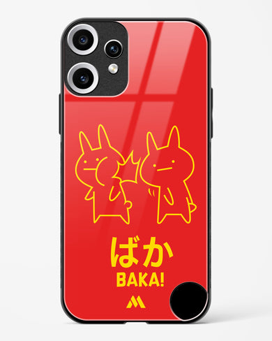 Baka Rabbit Slap Glass Case Phone Cover (Nothing)