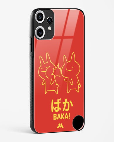 Baka Rabbit Slap Glass Case Phone Cover (Nothing)