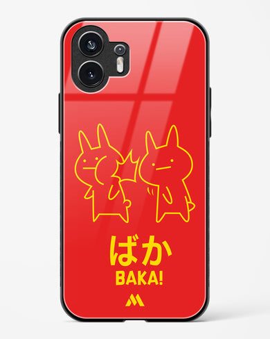 Baka Rabbit Slap Glass Case Phone Cover (Nothing)