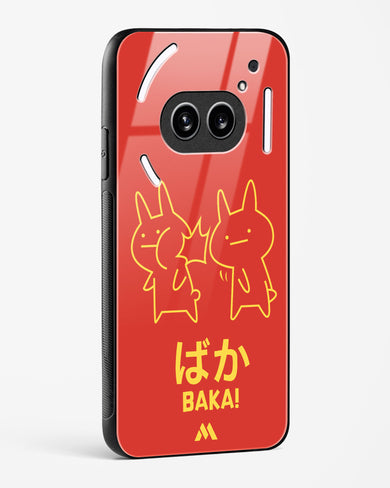 Baka Rabbit Slap Glass Case Phone Cover (Nothing)