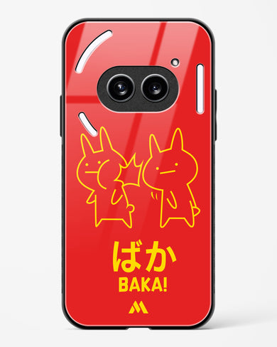 Baka Rabbit Slap Glass Case Phone Cover (Nothing)