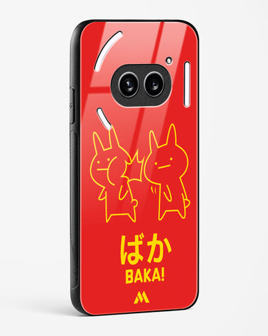 Baka Rabbit Slap Glass Case Phone Cover (Nothing)