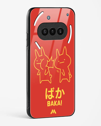 Baka Rabbit Slap Glass Case Phone Cover (Nothing)