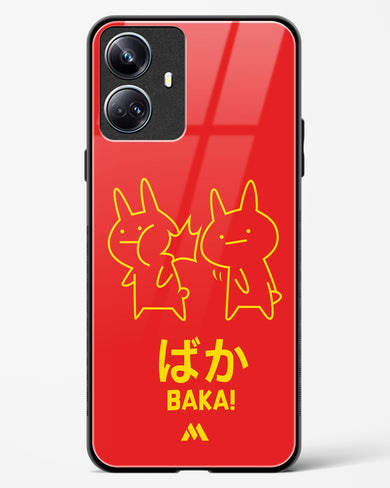 Baka Rabbit Slap Glass Case Phone Cover (Realme)