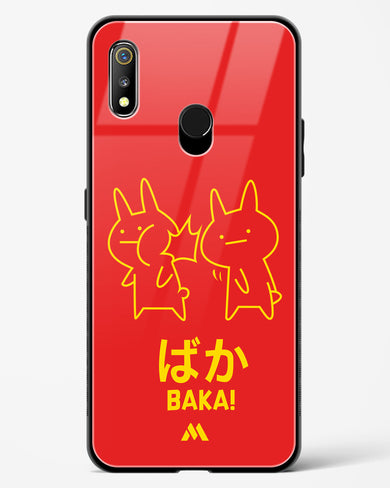 Baka Rabbit Slap Glass Case Phone Cover (Realme)