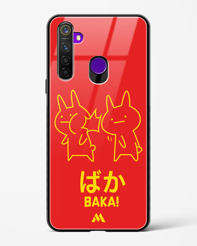 Baka Rabbit Slap Glass Case Phone Cover (Realme)