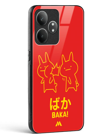 Baka Rabbit Slap Glass Case Phone Cover (Realme)