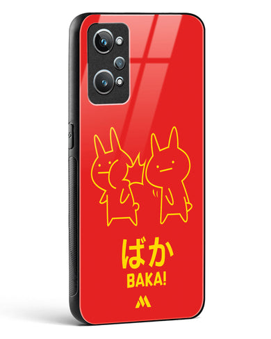 Baka Rabbit Slap Glass Case Phone Cover (Realme)